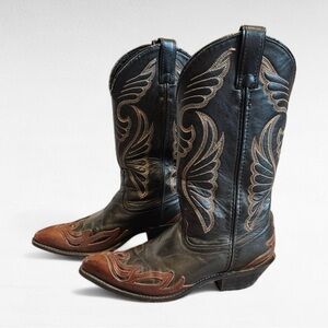 Black and Brown Western Laredo Boots 8M